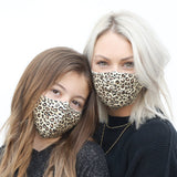 Leopard Print Face Masks - Adult and Child Sizes!