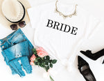Bride and Bridesmaid Shirts