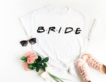 Friends Themed Bridal Party Shirts